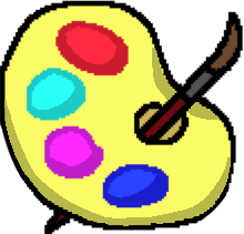a button that will take you to the art page